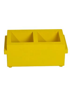 100 mm Plastic Two Gang ABS Cube Mold 0.9 KG, ZI-2027D